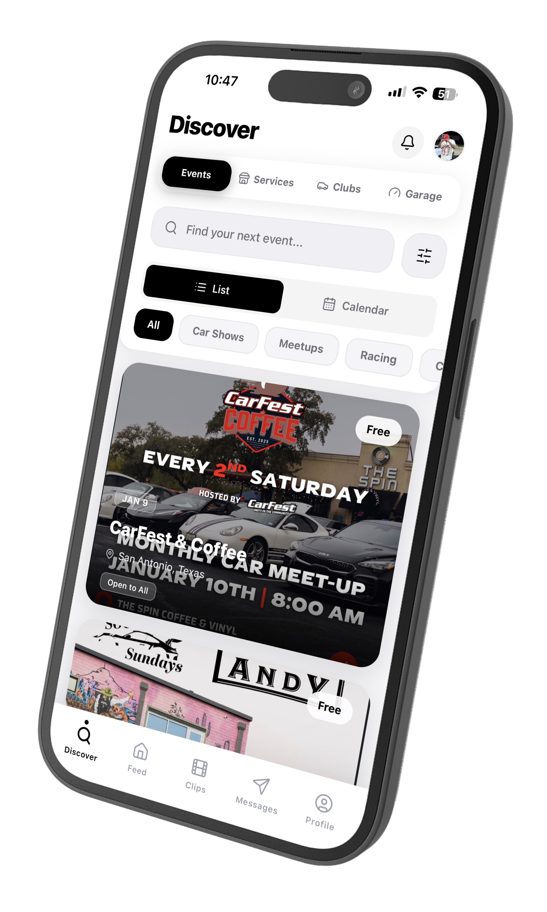 Auto Meet App Screenshot